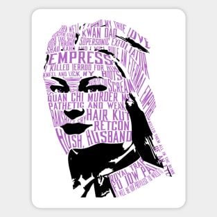 Sindel text portrait Magnet